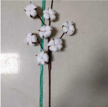 Artificial Cotton Stem for Decor