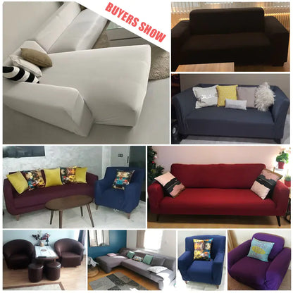 Elastic Sofa Cover with Armrest Chair Cover Set