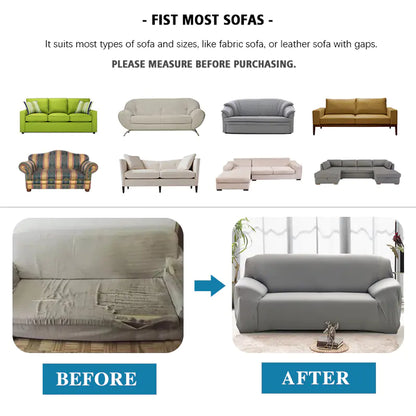 Elastic Sofa Cover with Armrest Chair Cover Set
